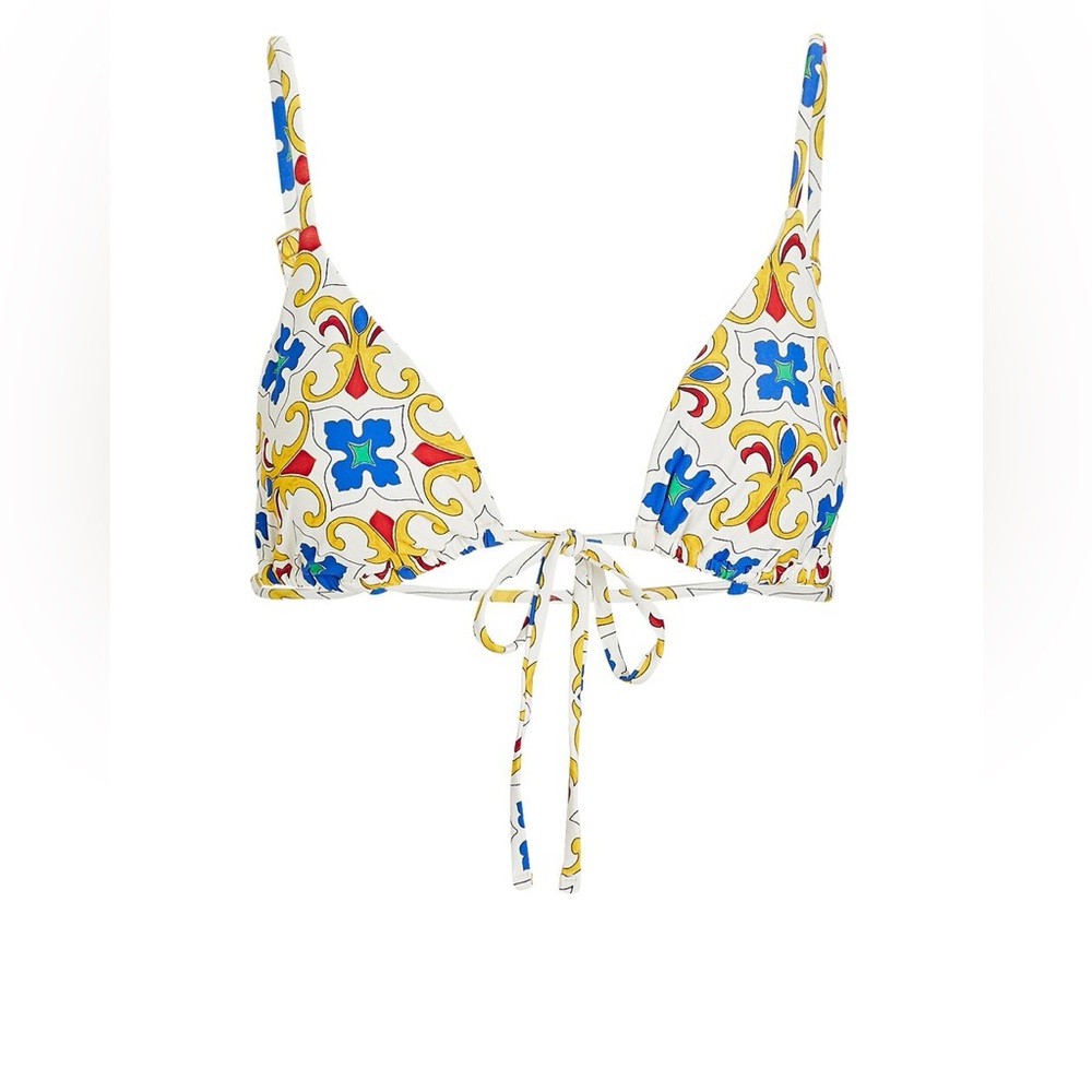 WeWoreWhat Cooper Top - Pearl Tile Multicolor from Italian Collection - Size L